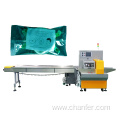 Horizontal packing machine for warm paste